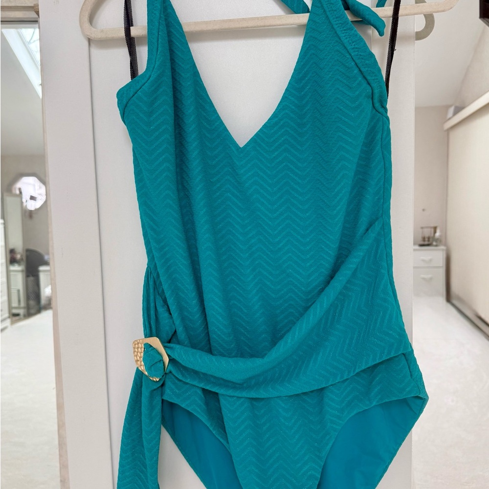 Trina Turk Teal Women’s One Piece Swimsuit